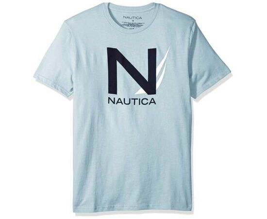 חולצת T-SHIRT לגבר נאוטיקה, Color: אפור, בחר מידה: S, 2 image