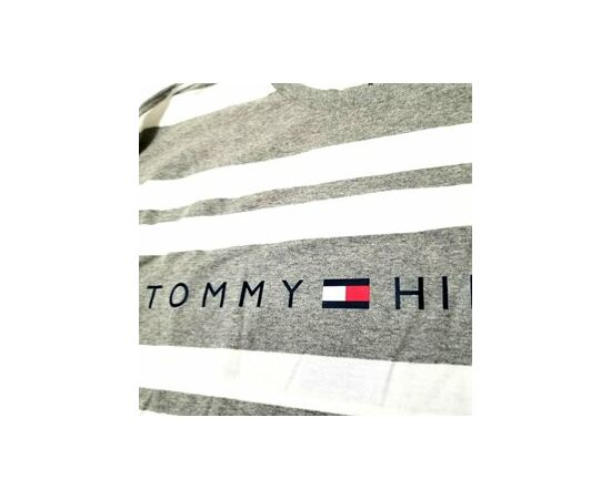 חולצה ארוכה Tommy Hilfiger פסים, Color: אפור, בחר מידה: L, 2 image