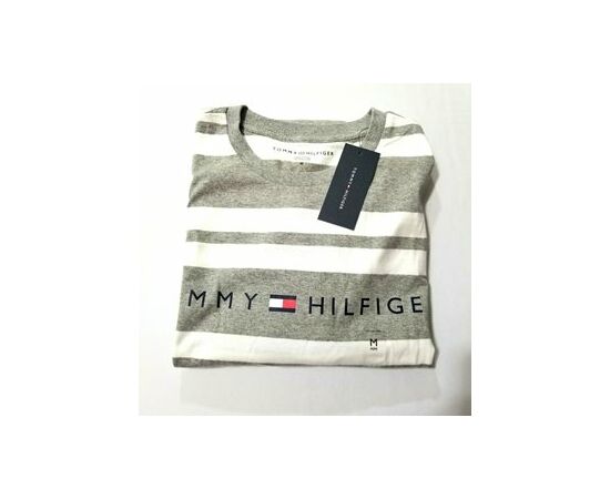 חולצה ארוכה Tommy Hilfiger פסים, Color: אפור, בחר מידה: L, 3 image